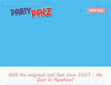 Tablet Screenshot of partypalz.co.uk